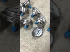 63mm 2.5" Arka Flanşlı Sıvı Dolgulu Darbeye Dayanıklı Basınç Göstergesi