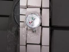 50mm Tıbbi Oksijen Gaz Silindir Basınç Ölçüsü 2.5% Doğruluk