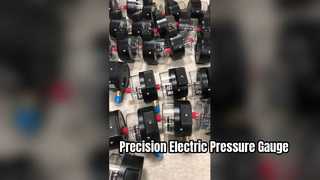 4" 100mm 0-1.6MPa elektrik kontaklı basınç göstergesi.