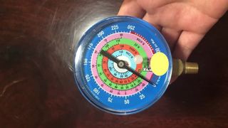 3" 80mm Soğutucu Akışkan Basınç Göstergesi