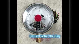 4" 100mm elektrik kontaklı basınç göstergesi