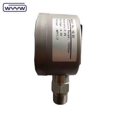 Bar Psi InHg Precision taşınabilir dijital basınç ölçer 80mm 100mm