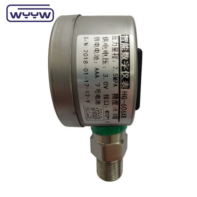 60mm Panel Montajlı Dijital Basınç Ölçücüsü 4.5V Pil Güç kaynağı ile