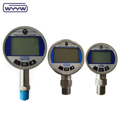 Paslanmaz Çelik Dijital Gaz Basıncı Manometre 65mm 4-5 Dijital LCD Ekranı