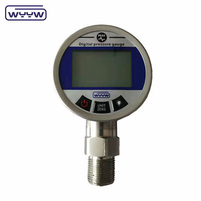 Paslanmaz Çelik Dijital Gaz Basıncı Manometre 65mm 4-5 Dijital LCD Ekranı