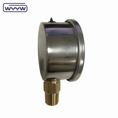 50mm Vakum bileşik basınç ölçer 2&quot; Gliserin doldurma hidrolik yağ basınç ölçer 1-3 bar