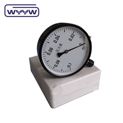 1.6%Fs -30inhg Vakum basınç ölçer -1-0 Mpa 100mm Negatif basınç manometre