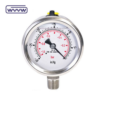 Alt Taşınmaz Basınç Meter 2.5 &quot;Endüstriyel Vakumölçer
