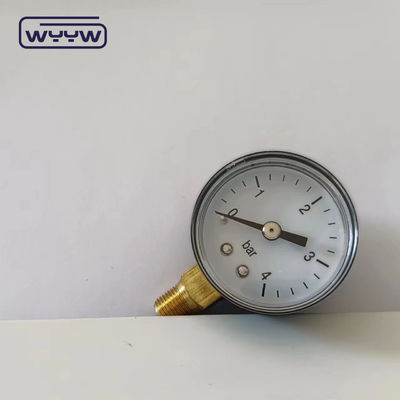 CE Standart 40MM Plastik 0-4Bar 1/8&quot;BSP AIR Manometre Doğal Gaz Basınç Ölçerleri
