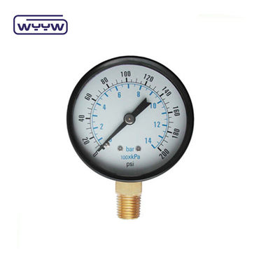 Enstrümanları ölçmek için kullanılır 60mm ekonomik 0-10bar hava atmosferik basınç ölçer