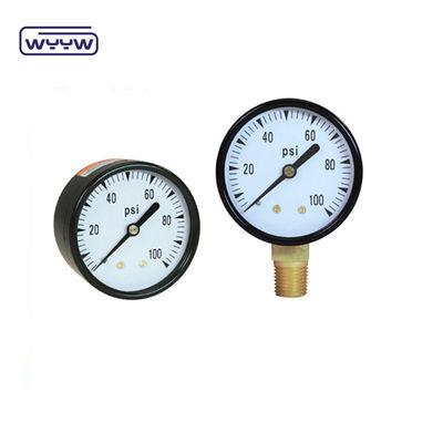 Yüzme havuzu filtre için basınç ölçer 2&quot; Dial, 0-60 Psi, Alt Montaj 1/4 &quot;Tüp Fileri