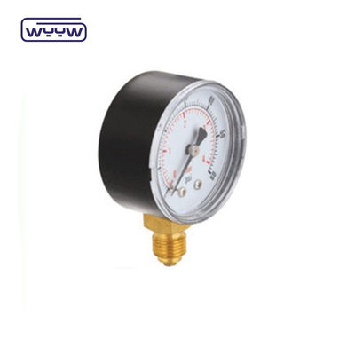 OEM 50mm Çap 0-15 PSI 0-1 Bar 1/4 NPT Basınçölçerleri