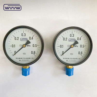 100 mm siyah çelik bordon boru tipi alt bağlantı MPa common rail basınç ölçer
