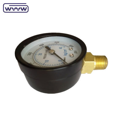 63mm kuru 1/4 &quot;NPT Alt Montaj Basınçölçeri
