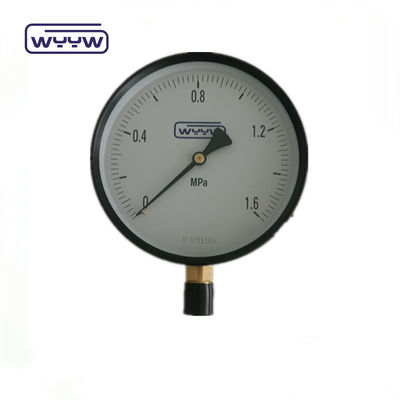 Çin'de yapılmış fabrika fiyatı yüksek hassasiyetli 6 inç alt bağlantı 150mm basınç ölçerleri tester