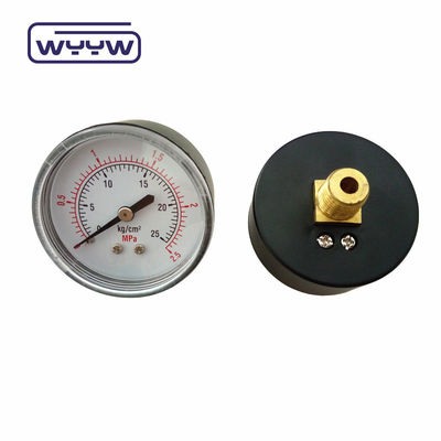 Çin basınç ölçer fabrika fiyatı 1.5&quot; 40mm 0-3.5bar plastik aksyal gaz manometre
