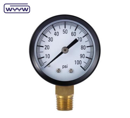 özelleştirilebilir arka montaj 150 psi sıcak satış 60mm genel manometre M12X1.5 hava 10 bar basınç ölçer