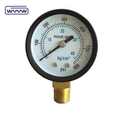 özelleştirilebilir arka montaj 150 psi sıcak satış 60mm genel manometre M12X1.5 hava 10 bar basınç ölçer