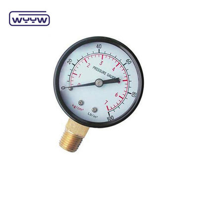 özelleştirilebilir arka montaj 150 psi sıcak satış 60mm genel manometre M12X1.5 hava 10 bar basınç ölçer
