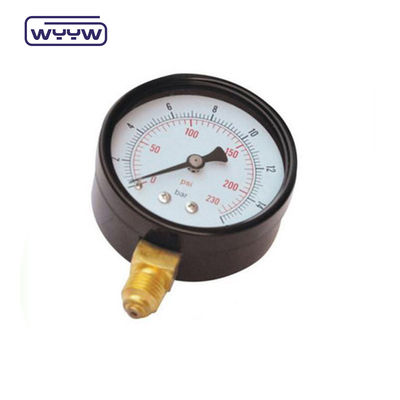 Siyah Çelik Ekonomik Basınç Ölçüsü Dural Ölçeği 50mm Hava Basınç Ölçüsü Meter