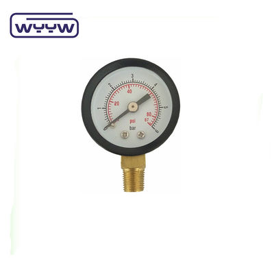 Genel Doğal Gaz Manometre Ölçüsü 1.5&quot; Basınç Ölçüsü 1/8 NPT