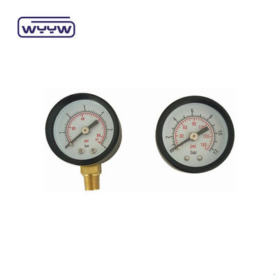 Genel Doğal Gaz Manometre Ölçüsü 1.5&quot; Basınç Ölçüsü 1/8 NPT