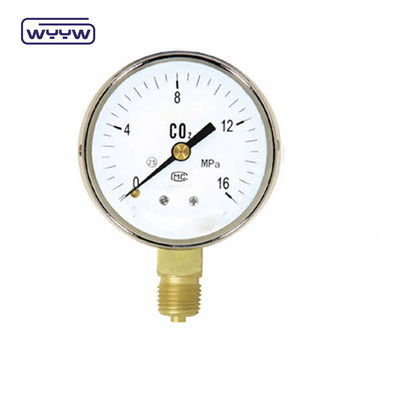 Endüstriyel kaynak için 50 mm CO2 basınç ölçer