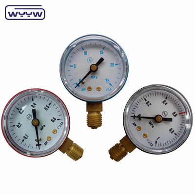 Doğal gaz basınç ölçer Manometre 50mm Renk basınç ölçer