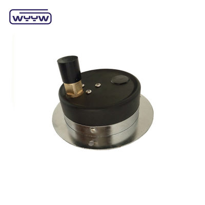 4 inçlik hava manometre ön flange basınç ölçer arka montaj