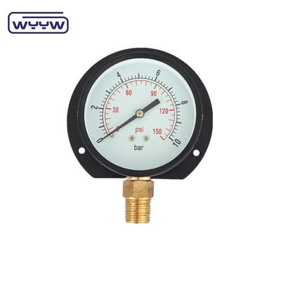 75mm Flange Tip Ekonomik Basınç Ölçüsü Kg ve Psi Alt Montaj