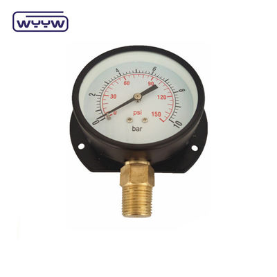75mm Flange Tip Ekonomik Basınç Ölçüsü Kg ve Psi Alt Montaj