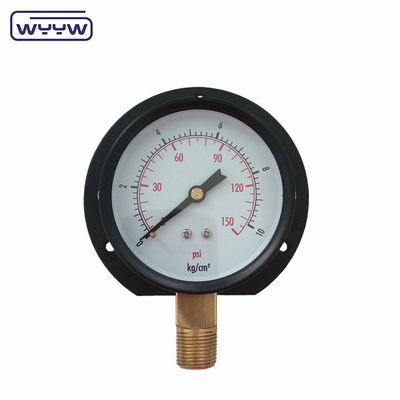 75mm Flange Tip Ekonomik Basınç Ölçüsü Kg ve Psi Alt Montaj