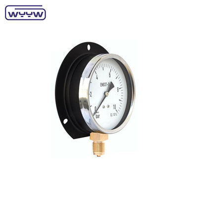 Siyah çelik türü duvara monte edilmiş basınç ölçer 100mm 1 yıllık garanti