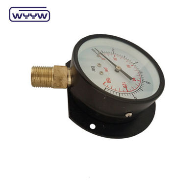 Siyah çelik türü duvara monte edilmiş basınç ölçer 100mm 1 yıllık garanti