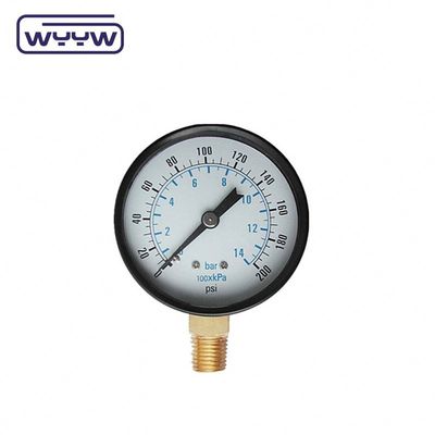 Normal Hava Manometre Argon Gaz Basınç Mitri OEM Özel