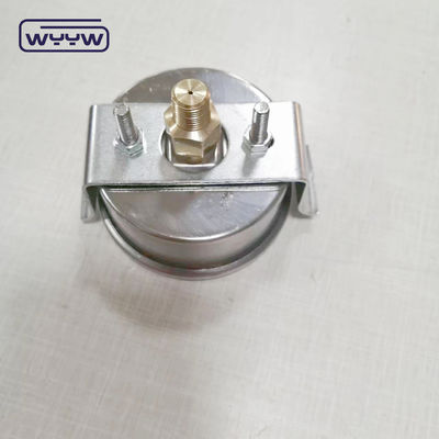 ss304 hidrolik jack 1/4 &quot;bsp 2.5&quot; aksyal sıvı dolu sıkıştırma basınç ölçer