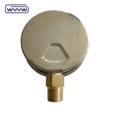 Hidrolik sıvı gliserin dolu çubuk 100 mm alt 3/8 &quot;BSP 1/2&quot;G basınç ölçerleri EN837-1