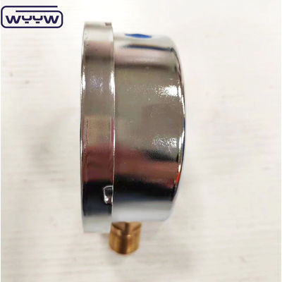 Yeni ürün süngü kromlu kağıt 1/2 &quot;bsp radyal giriş çubuğu psi 4&quot; gliserin dolu basınç ölçer manometre