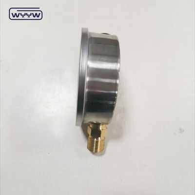 100mm 1.6% 1% doğruluk pompa basınç ölçer, filtre için diferansiyel basınç ölçer, basınç ölçer