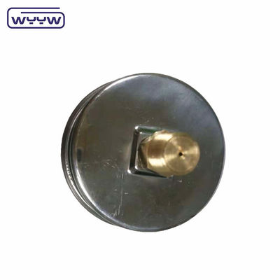 63mm EN837-1 hidrolik su 0-10bar / psi eksenel giriş yağı gliserin dolu basınç ölçer 2.5 "manometre