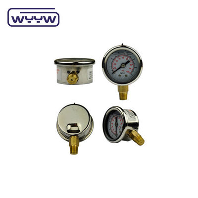 Gliserin için hidrolik endüstriyel basınç ölçer manometre 60 mm