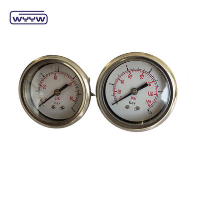 Aksyal 2.5 &quot;U-Klemp Basınçölçer Manometre / Arka Bağlantı Basınçölçeri