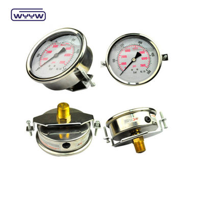 Aksyal 2.5 &quot;U-Klemp Basınçölçer Manometre / Arka Bağlantı Basınçölçeri
