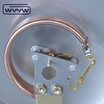 100mm Petrol Fileri Hromlu Bourdon Tüp Türü Basınçölçer Alt Taşıma