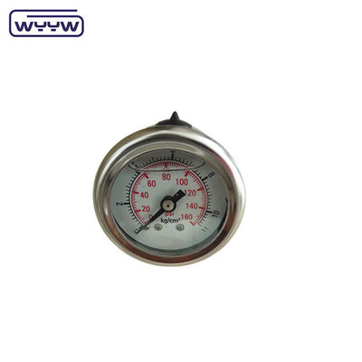 Arka yamaç sıvı 1,5 &quot;40mm hidrolik basınç testi ölçer hidrolik ekipman için