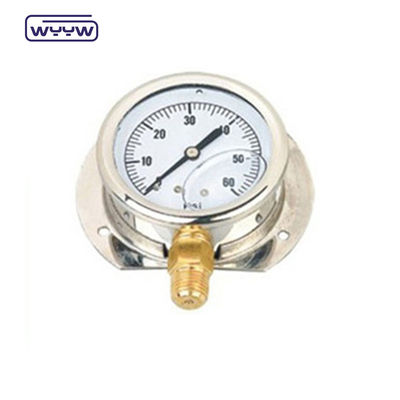 Gliserin Basınçölçer Manometre 100mm Petrol ve Gaz için Alt Basınçölçer