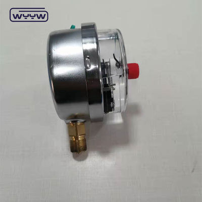 Paslanmaz çelik silikon dolu basınç ölçer alt bağlantı 100mm