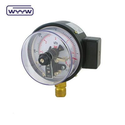 60mm siyah çelik hava standart elektrikli kontakt basınç ölçer