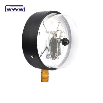 6&quot; 150mm Siyah Çelik Elektrik Temas Basınç Ölçüsü Alt Montaj