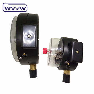 6&quot; 150mm Siyah Çelik Elektrik Temas Basınç Ölçüsü Alt Montaj